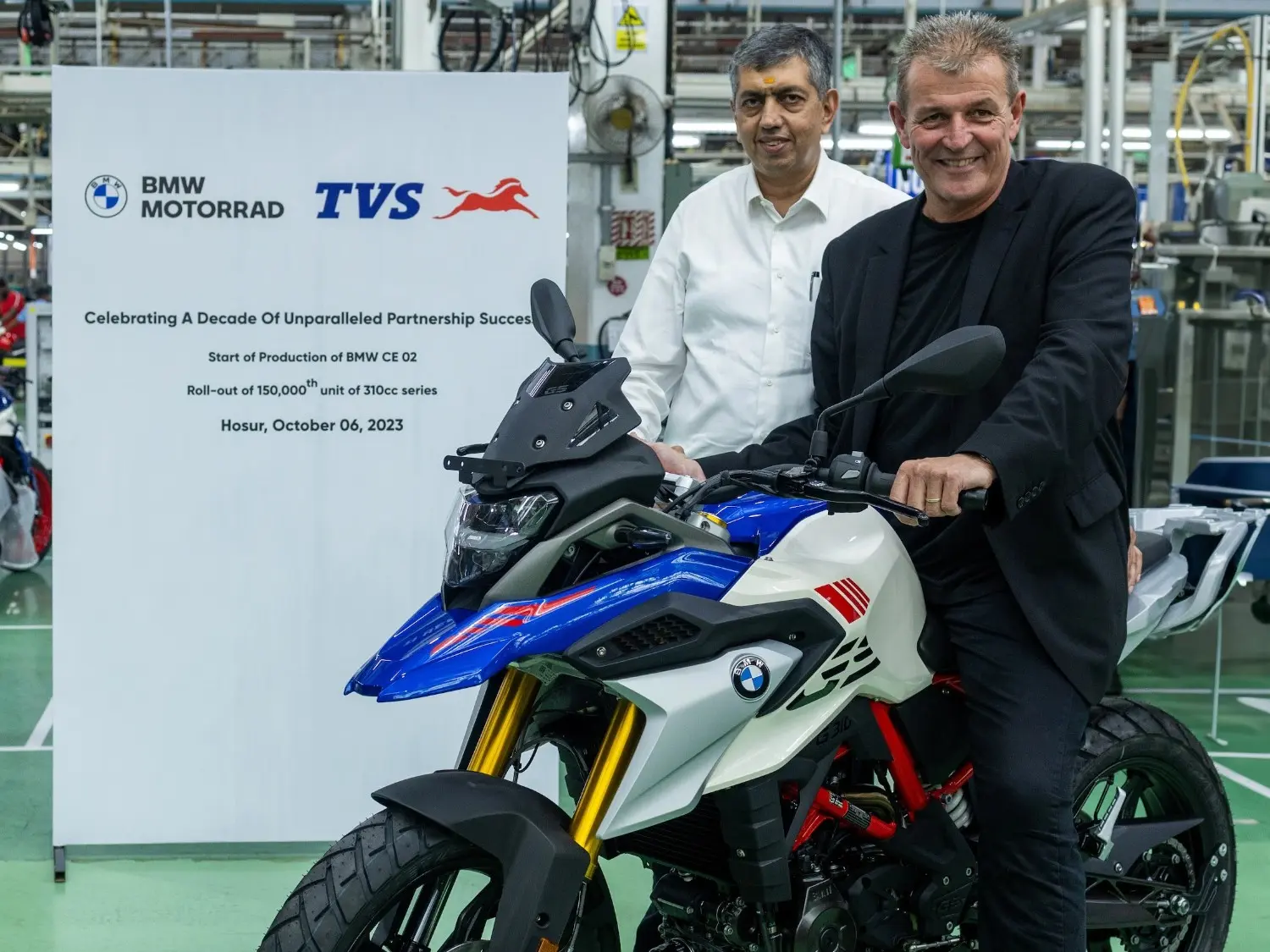 TVS-BMW 2lakh units sale