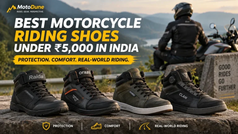 Best motorcycle riding shoes under ₹5,000 in India