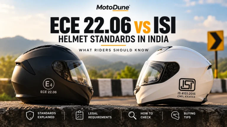 ECE 22.06 vs ISI helmet standards in India (2)