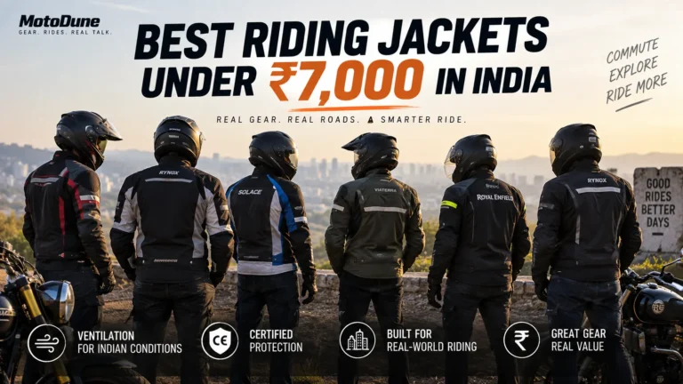 Motorcycle riding jackets under ₹7,000 in India