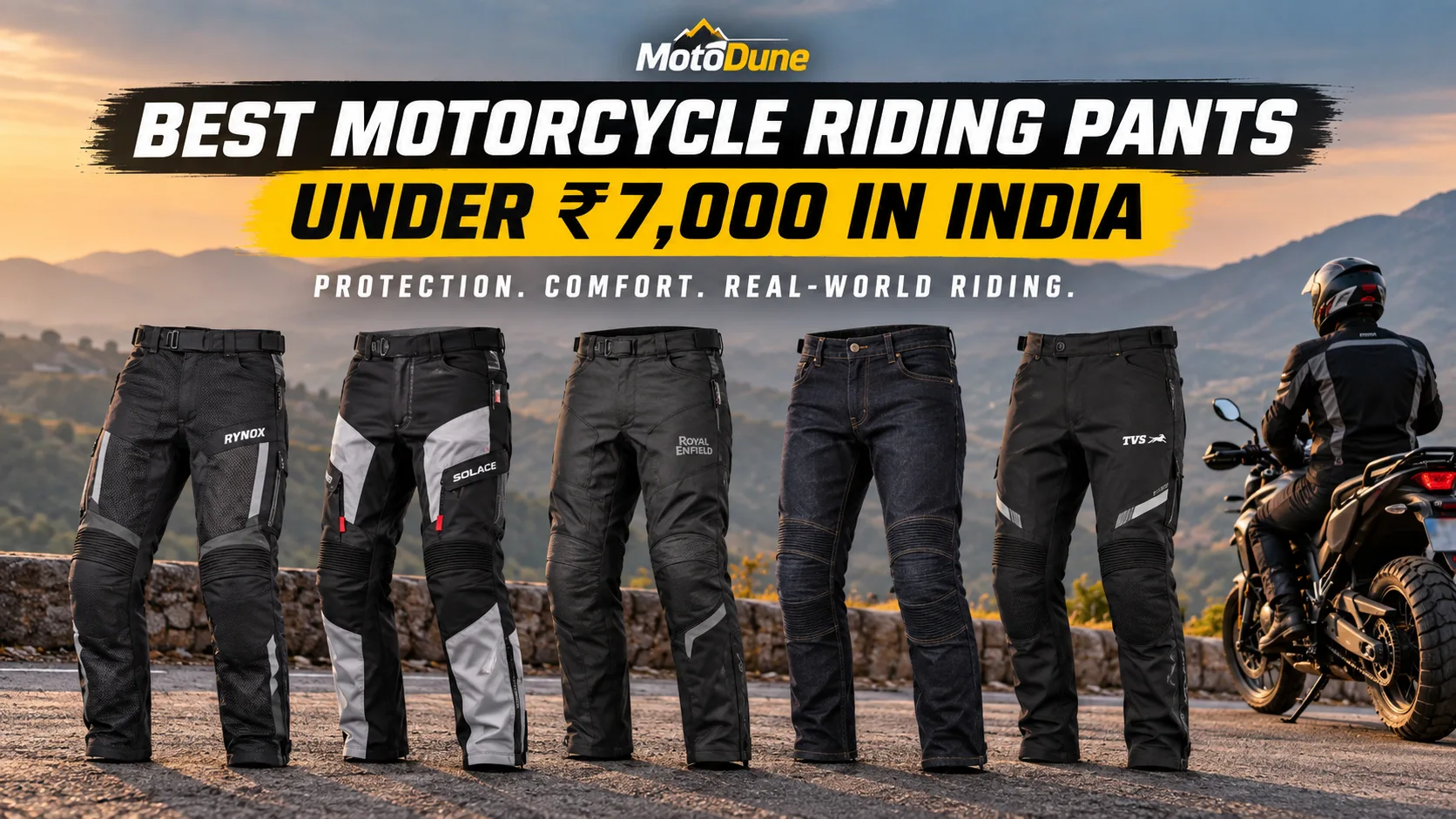 Best Motorcycle Riding Pants Under ₹7,000 in India